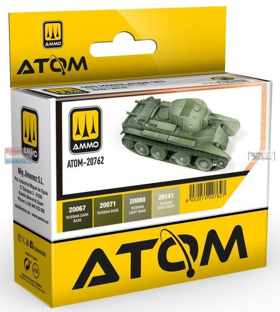 AMMAT20762 AMMO by Mig ATOM Paint Set - 4BO Modulation Set AMMAT20762 AMMO by Mig ATOM Paint Set - 4BO Modulation Set