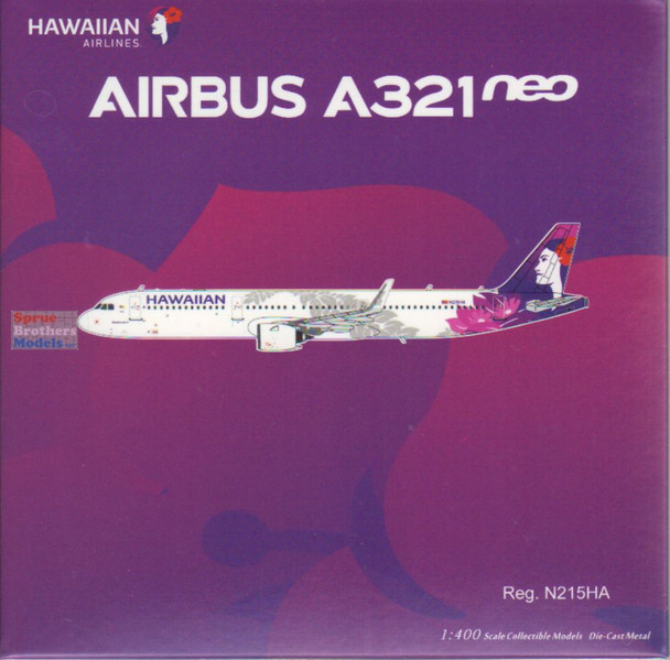 NGM13133 1:400 NG Model Hawaiian Airlines Airbus A321neo Reg