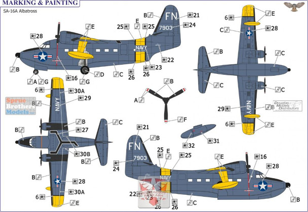 MDVSV14009 1:144 Modelsvit SOVA-M HU-16A Albatros