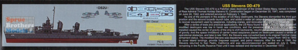 ILK65308 1:350 I Love Kit USS Stevens DD-479 (Fletcher Class)