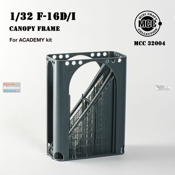 MCC32004 1:32 Mini Craft Collection F-16D F-16I Falcon Canopy Frame (ACA kit)