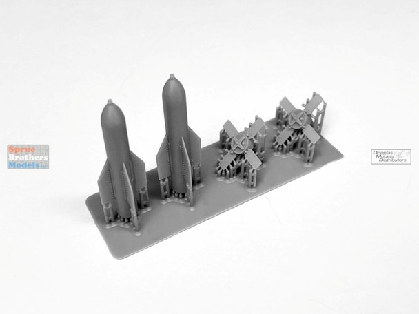 WPD14413 1:144 Wolfpack GBU-57 MOP Set B (Gliding Type) for B-2A Spirit (ACA kit)