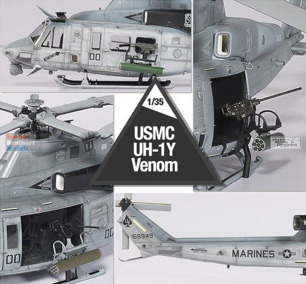 ACA12138 1:35 Academy USMC UH-1Y Venom
