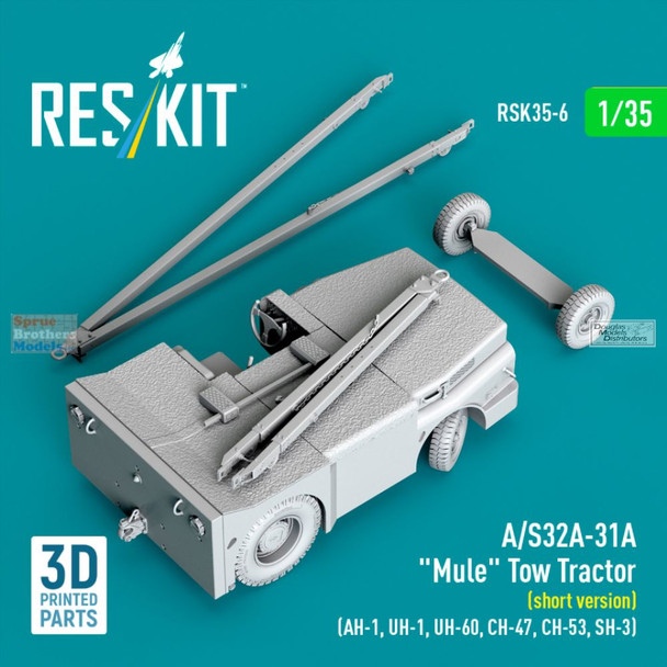 RESRSK350006RSK 1:35 ResKit A/S32A-31A Mule Tow Tractor Short Version