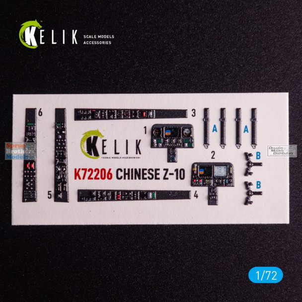 RESK72206K 1:72 ResKit/Kelik 3D Detail Set - Chinese Z-10 (HBS kit)
