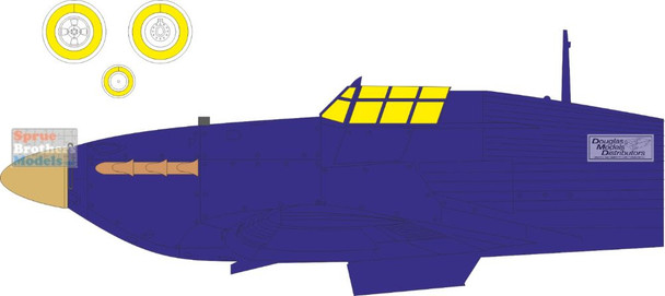 EDUJX341 1:32 Eduard Mask - Sea Hurricane Mk.IIc (REV kit)