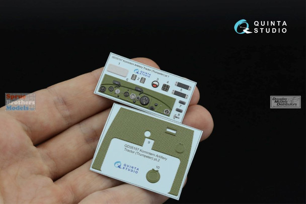 QTSQDS35157 1:35 Quinta Studio 3D Decal - Komintern Artillery Tractor (TRP kit) Small Version