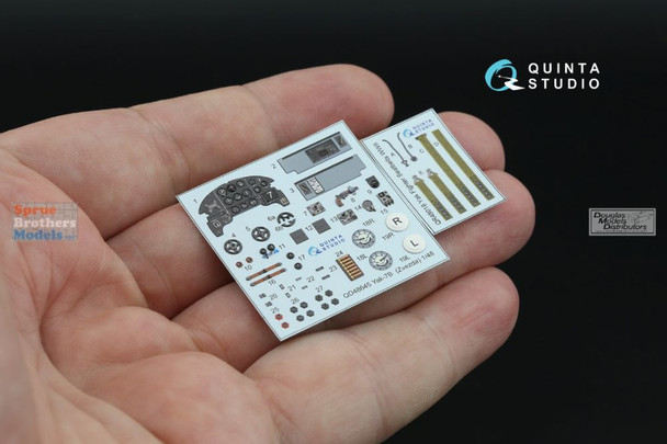 QTSQD48645 1:48 Quinta Studio 3D Decal - Yak-7B Late (ZVE kit)