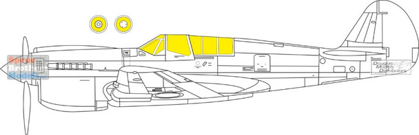 EDUEX1151 1:48 Eduard Mask - Kittyhawk Mk.IV TFACE (EDU kit)