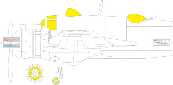 EDUEX1148 1:48 Eduard Mask - Beaufighter Mk.VI (REV kit)