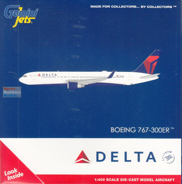 GEMGJ2363 1:400 Gemini Jets Delta Airlines B767-300ER #N199DN (pre-painted/pre-built)