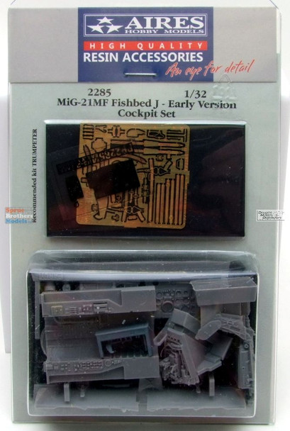 ARS2285 1:32 Aires Macchi MiG-21MF Fishbed J Early Cockpit Set (TRP kit)