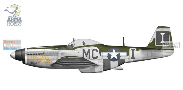 ARM70070 1:72 Arma Hobby P-51D Mustang