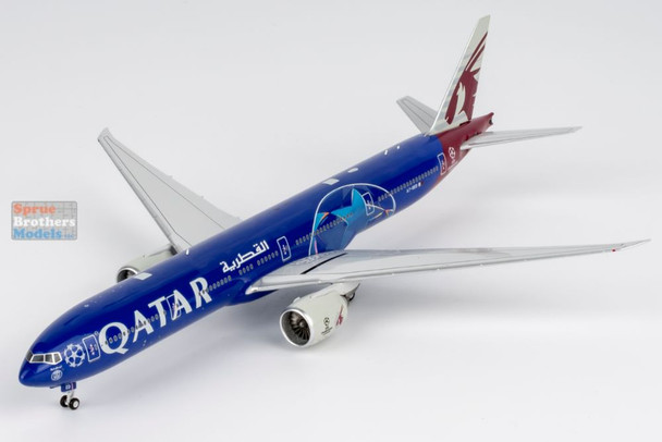 NGM73084 1:400 NG Model Qatar Airways B777-300ER Reg #A7-BED 'UEFA Champions League' (pre-painted/pre-built)