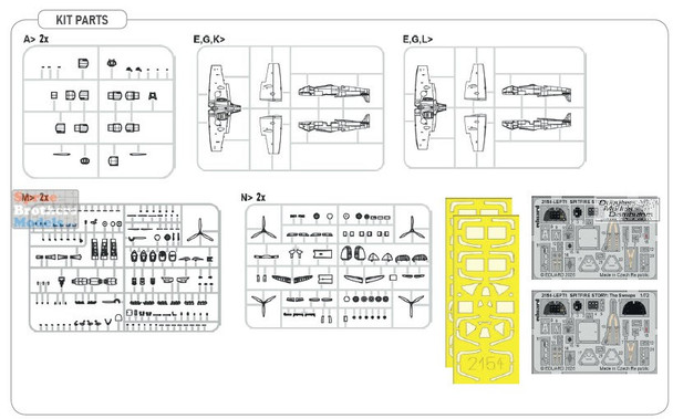 EDU02154 1:72 Eduard Spitfire Mk.Vb 'Spitfire Story: The Sweeps' [Dual Combo Limited Edition]