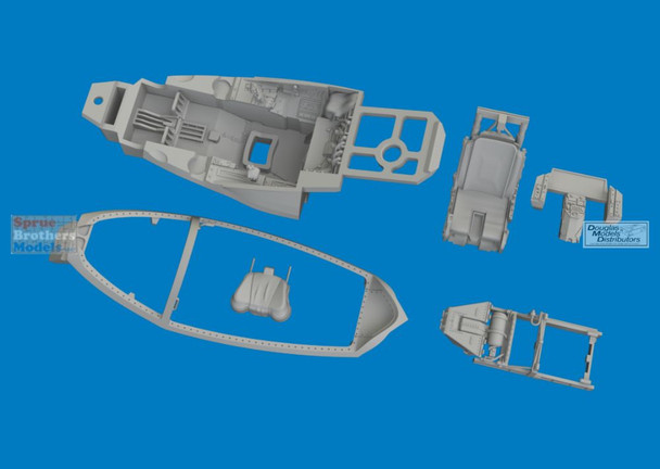 EDU672432 1:72 Eduard Brassin F-35C Lightning Cockpit Set (TAM kit)