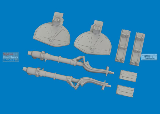EDU6481174 1:48 Eduard Brassin - A6M Zero Undercarriage Legs (EDU kit)