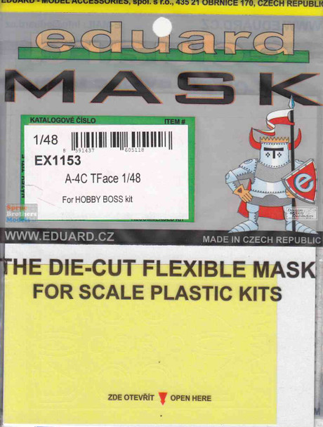 EDUEX1153 1:48 Eduard Mask - A-4C Skyhawk TFACE (HBS kit)