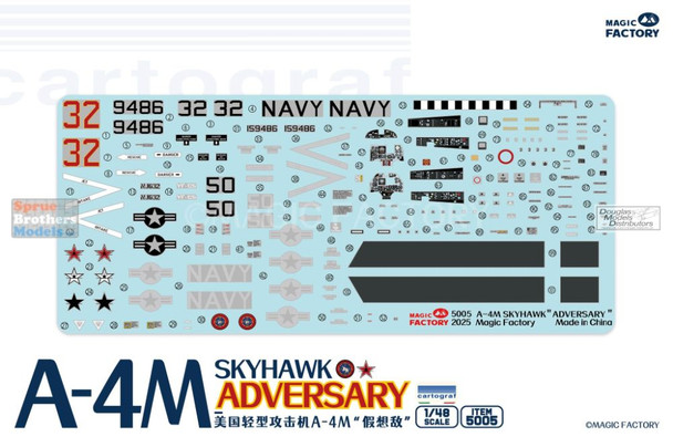 MGF5005 1:48 Magic Factory A-4M Skyhawk 'Adversary'