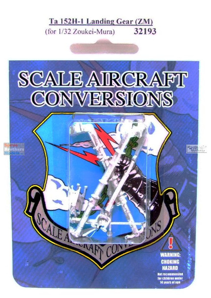 SAC32193 1:32 Scale Aircraft Conversions - Ta152H-1 Landing Gear (ZKM kit)