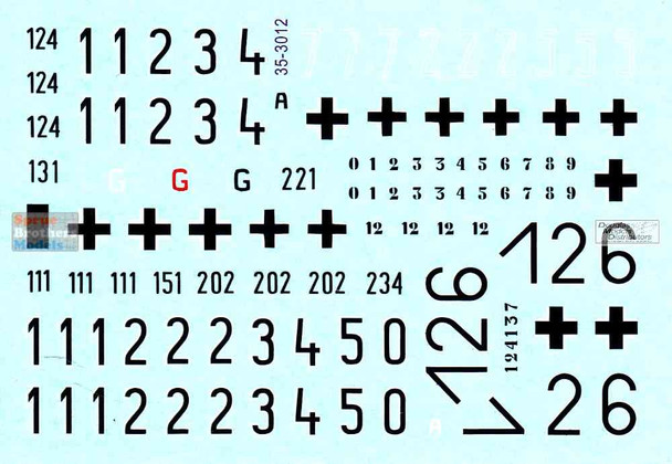 SRD353012 1:35 Star Decals - Panthers in the Bulge Operation Nordwind Ardennes 1944-45