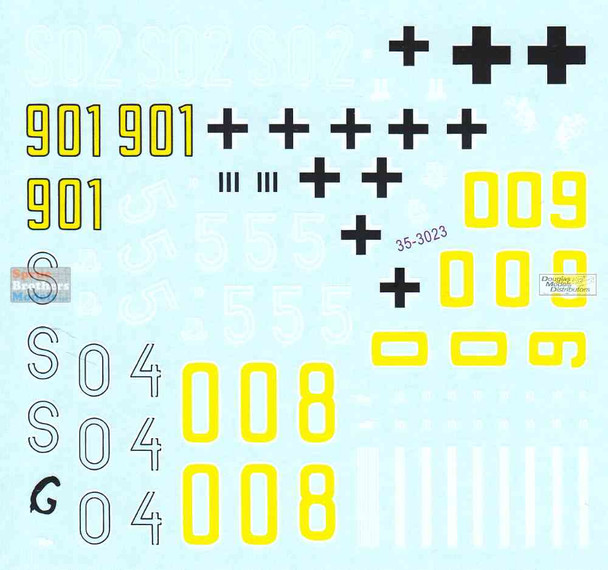 SRD353023 1:35 Star Decals: Befehlspanzer #7 - Bef-PzKpfw Tiger I and Tiger II of the Waffen-SS