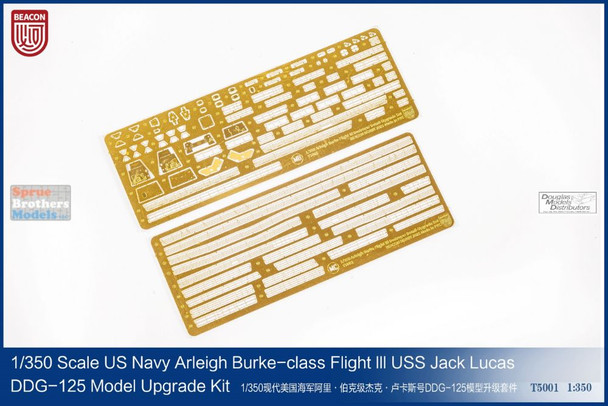 BCNT5001 1:350 Beacon Hobby USS Jack Lucas DDG-125 Upgrade Set (BCN kit)