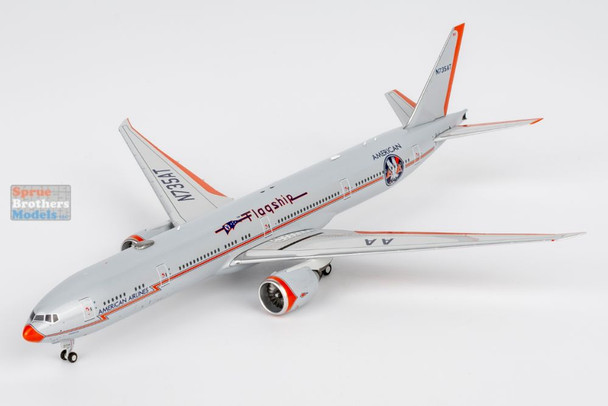 NGM73090 1:400 NG Model American Airlines B777-300ER Reg #N735AT Flagship DFW Livery (pre-painted/pre-built)