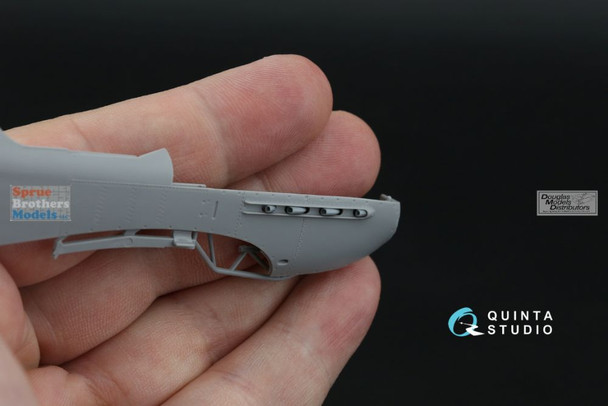 QTSQT48142 1:48 Quinta Studio Yak-7 Yak-9 Propeller Rachet & Exhaust Pipes Early (ZVE kit)