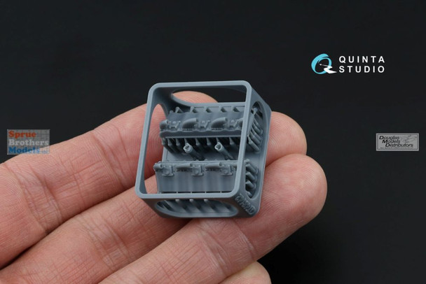 QTSQT48142 1:48 Quinta Studio Yak-7 Yak-9 Propeller Rachet & Exhaust Pipes Early (ZVE kit)