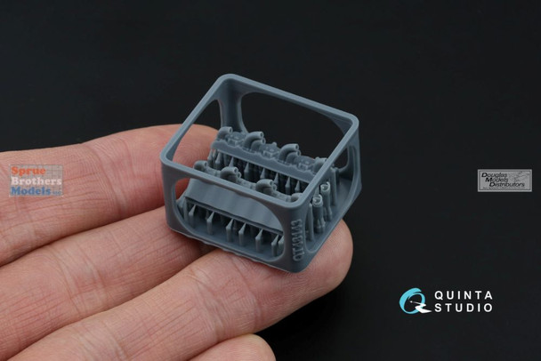 QTSQT48143 1:48 Quinta Studio Yak-7 Yak-9 Propeller Rachet & Exhaust Pipes Late (ZVE kit)