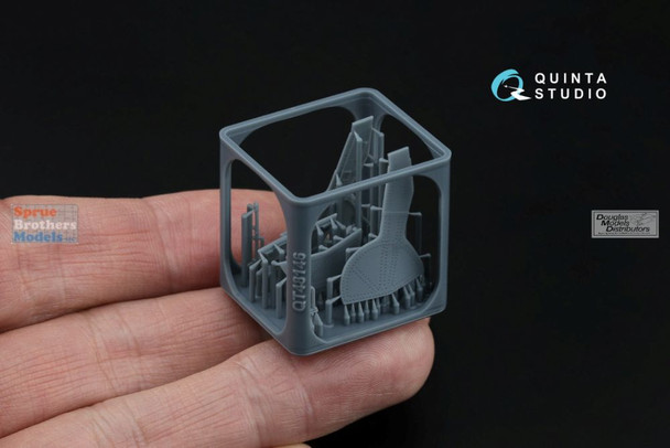 QTSQT48146 1:48 Quinta Studio Yak-7B Undercarriage Covers (ZVE kit)