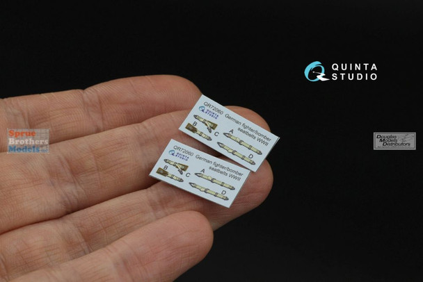 QTSQR72060 1:72 Quinta Studio - WW2 German Seatbelts