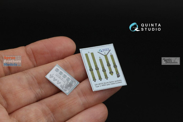 QTSQR48132R 1:48 Quinta Studio - WW2 Red Army AF Seatbelts Type 2