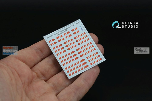 QTSQP48054 1:48 Quinta Studio 3D Decal - RAF Remove Before Flight (RBF) Flags