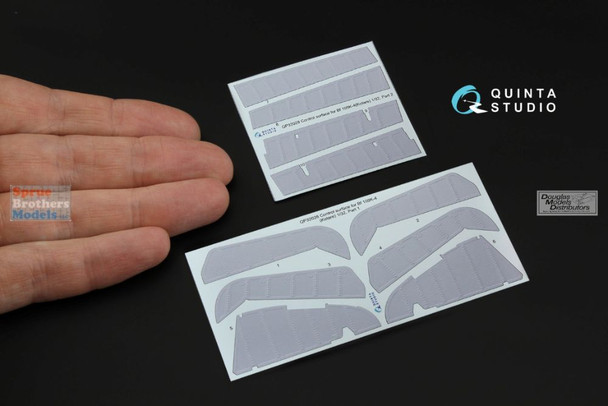QTSQP32028 1:32 Quinta Studio 3D Decal - Bf109K-4 Control Surfaces Details (KOT kit)