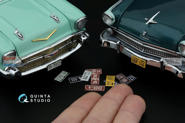 QTSQP24019R 1:24 Quinta Studio 3D Decal - US License Plates: Western States Part 2 1950-1960
