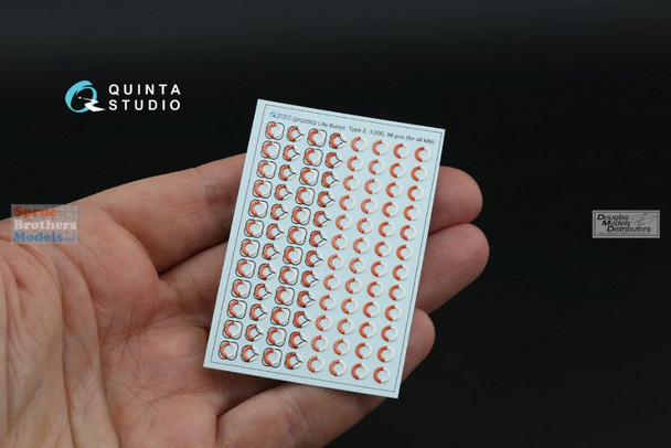 QTSQP20002 1:200 Quinta Studio Exterior 3D Decal - Life Buoys Type 2