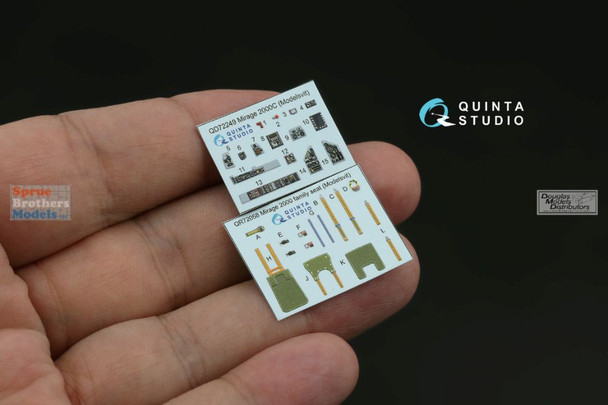 QTSQD72249 1:72 Quinta Studio 3D Decal - Mirage 2000C (MDV kit)