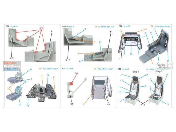 QTSQD72252R 1:72 Quinta Studio 3D Decal - Ka-50 Black Shark / Hokum A Black (HBS kit)