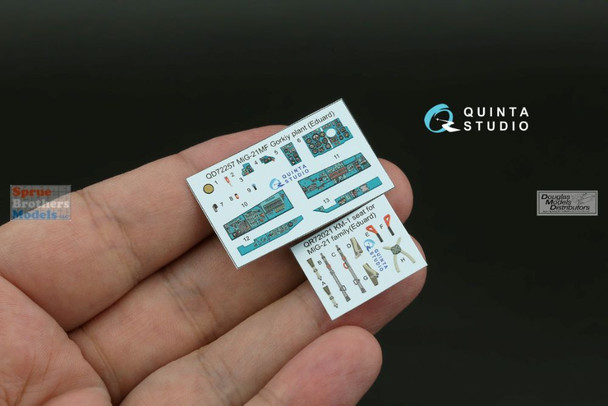 QTSQD72257 1:72 Quinta Studio 3D Decal - MiG-21MF Fishbed [Gorkiy Plant] (EDU kit)