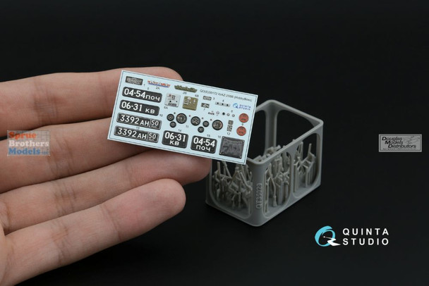 QTSQD35172R 1:35 Quinta Studio 3D Decal - KrAZ-255B Truck + Resin (HBS kit)