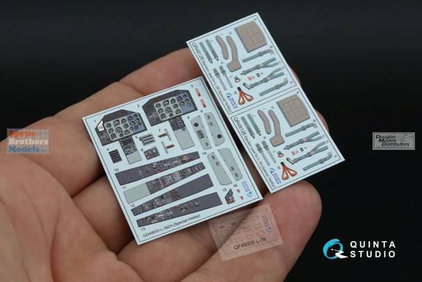 QTSQD48633 1:48 Quinta Studio 3D Decal - L-39ZA Albatros (SPH kit)