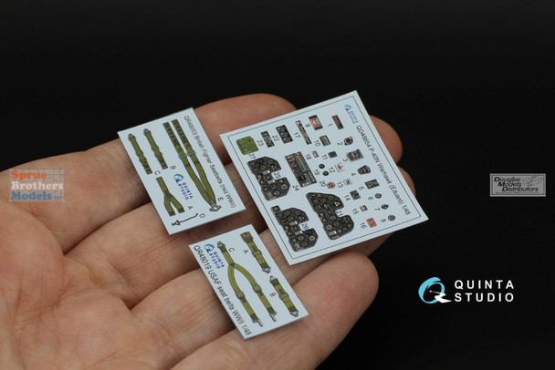 QTSQD48654 1:48 Quinta Studio 3D Decal - P-40N Warhawk (EDU kit)