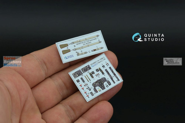 QTSQD48657 1:48 Quinta Studio 3D Decal - Hs129B-2 (TAK kit)