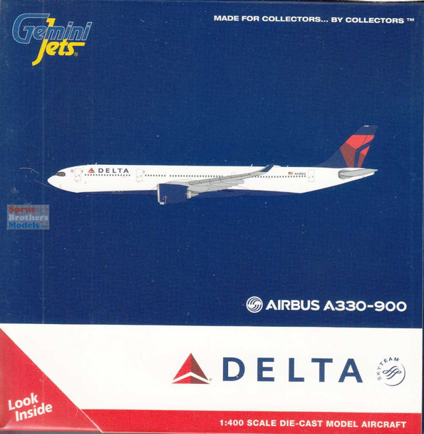 GEMGJ2374 1:400 Gemini Jets Delta Airlines Airbus A330-900neo Reg #N408DX (pre-painted/pre-built)