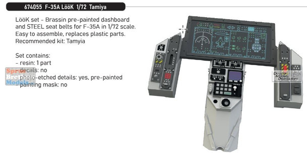 EDU674055 1:72 Eduard Look - F-35A Lightning II (TAM kit)