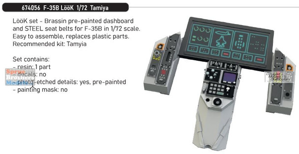 EDU674056 1:72 Eduard Look - F-35B Lightning II (TAM kit)