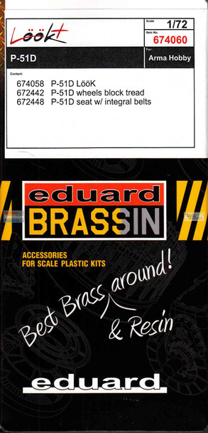 EDU674060 1:72 Eduard LookPlus - P-51D Mustang Detail Set (EDU kit)