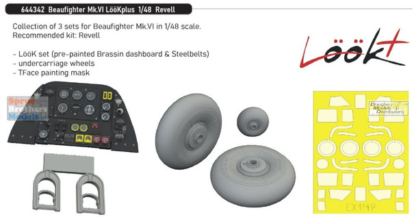 EDU644342 1:48 Eduard LookPlus - Beaufighter Mk.VI (EDU kit)